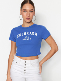 Футболка Trendyol Модель TWOSS23TS00101/Saks Фото