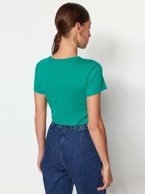 Футболка Trendyol модель TWOSS23TS00101/Yesil Фото