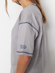 Футболка Trendyol модель TWOSS23TS00105/Gri Фото