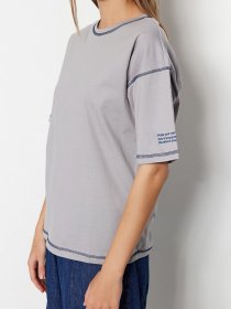 Футболка Trendyol модель TWOSS23TS00105/Gri Фото