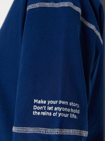 Футболка Trendyol модель TWOSS23TS00105/Lacivert Фото