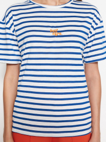 Футболка Trendyol модель TWOSS23TS00135/Lacivert Футболка Trendyol модель TWOSS23TS00135/Lacivert Фото