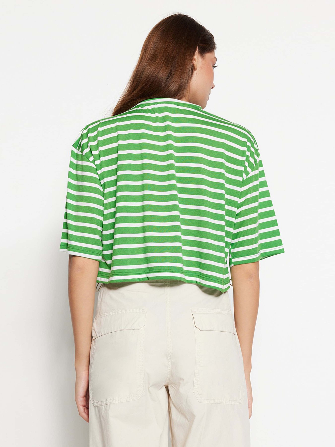 Футболка Trendyol модель TWOSS23TS00136/Yesil Фото