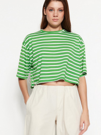 Футболка Trendyol модель TWOSS23TS00136/Yesil Фото