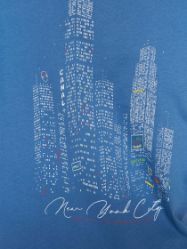 Футболка Trendyol модель TWOSS23TS00148/Indigo Фото