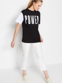 Футболка Trendyol модель TWOSS23TS00162/Siyah Фото