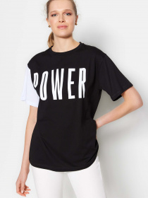 Футболка Trendyol модель TWOSS23TS00162/Siyah Фото