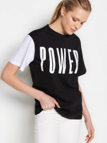 Футболка Trendyol модель TWOSS23TS00162/Siyah Фото