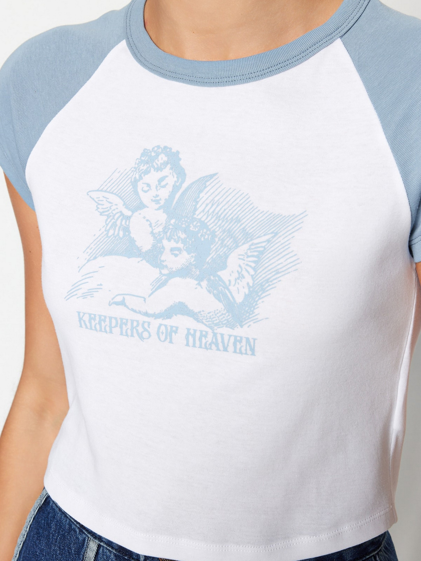 Футболка Trendyol модель TWOSS23TS00170/Mavi Фото