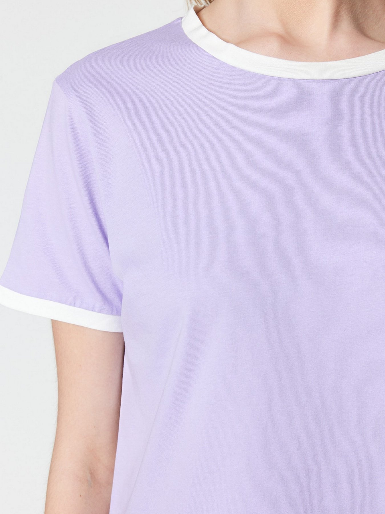 Футболка Trendyol модель TWOSS23TS00224/Lila Фото