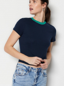 Футболка Trendyol модель TWOSS23TS00230/Lacivert Фото