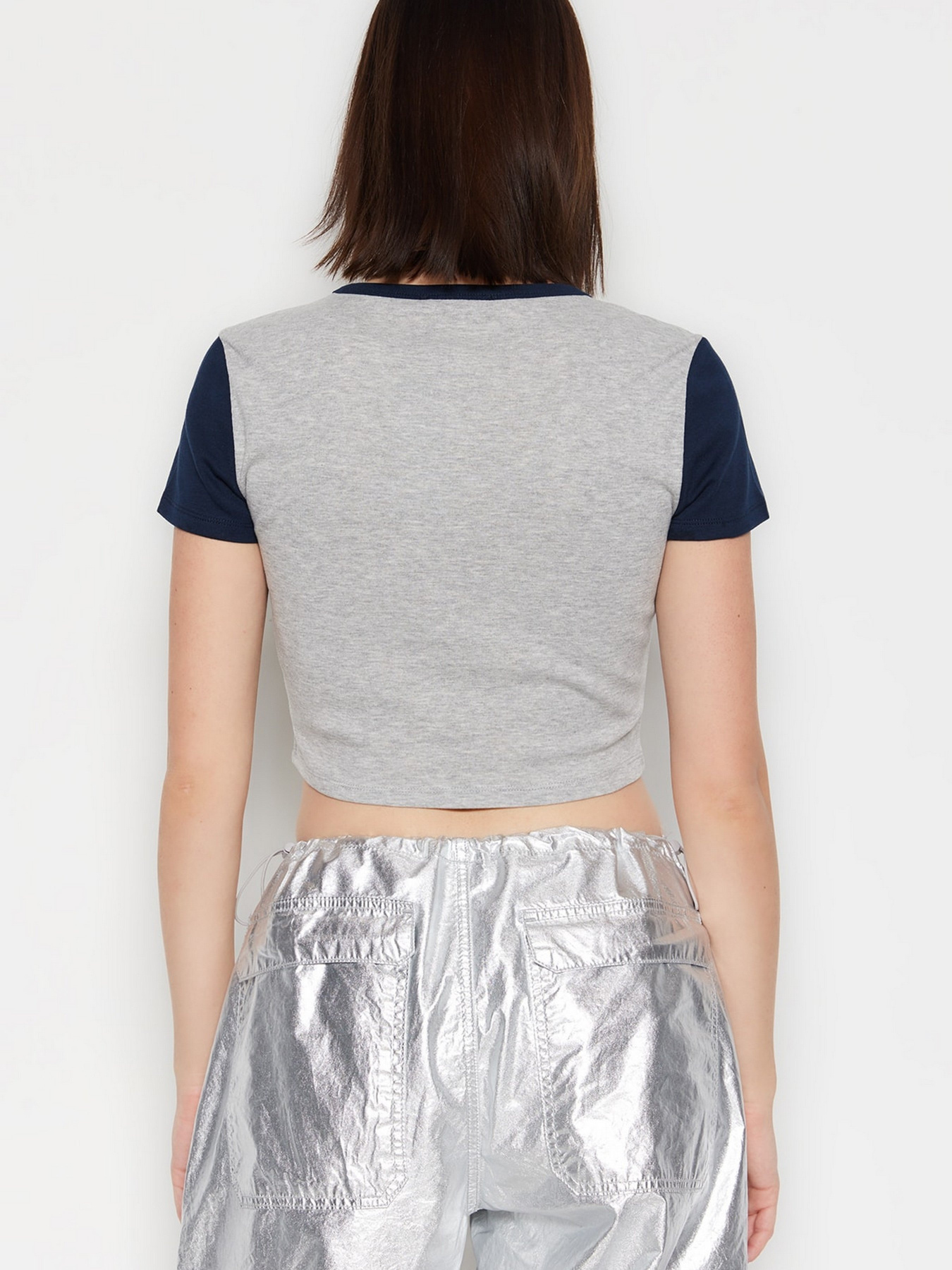 Футболка Trendyol модель TWOSS23TS00231/Gri Фото