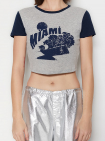 Футболка Trendyol модель TWOSS23TS00231/Gri Фото