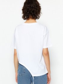 Футболка Trendyol модель TWOSS23TS00244/Beyaz Фото