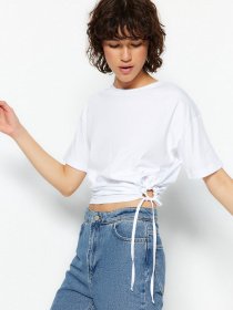 Футболка Trendyol модель TWOSS23TS00244/Beyaz Фото
