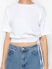 Футболка Trendyol модель TWOSS23TS00244/Beyaz Фото