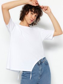 Футболка Trendyol модель TWOSS23TS00244/Beyaz Фото