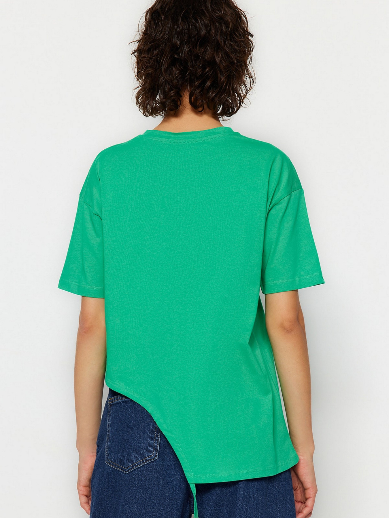 Футболка Trendyol модель TWOSS23TS00244/Yesil Футболка Trendyol модель TWOSS23TS00244/Yesil Фото