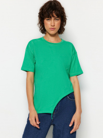 Футболка Trendyol модель TWOSS23TS00244/Yesil Футболка Trendyol модель TWOSS23TS00244/Yesil Фото