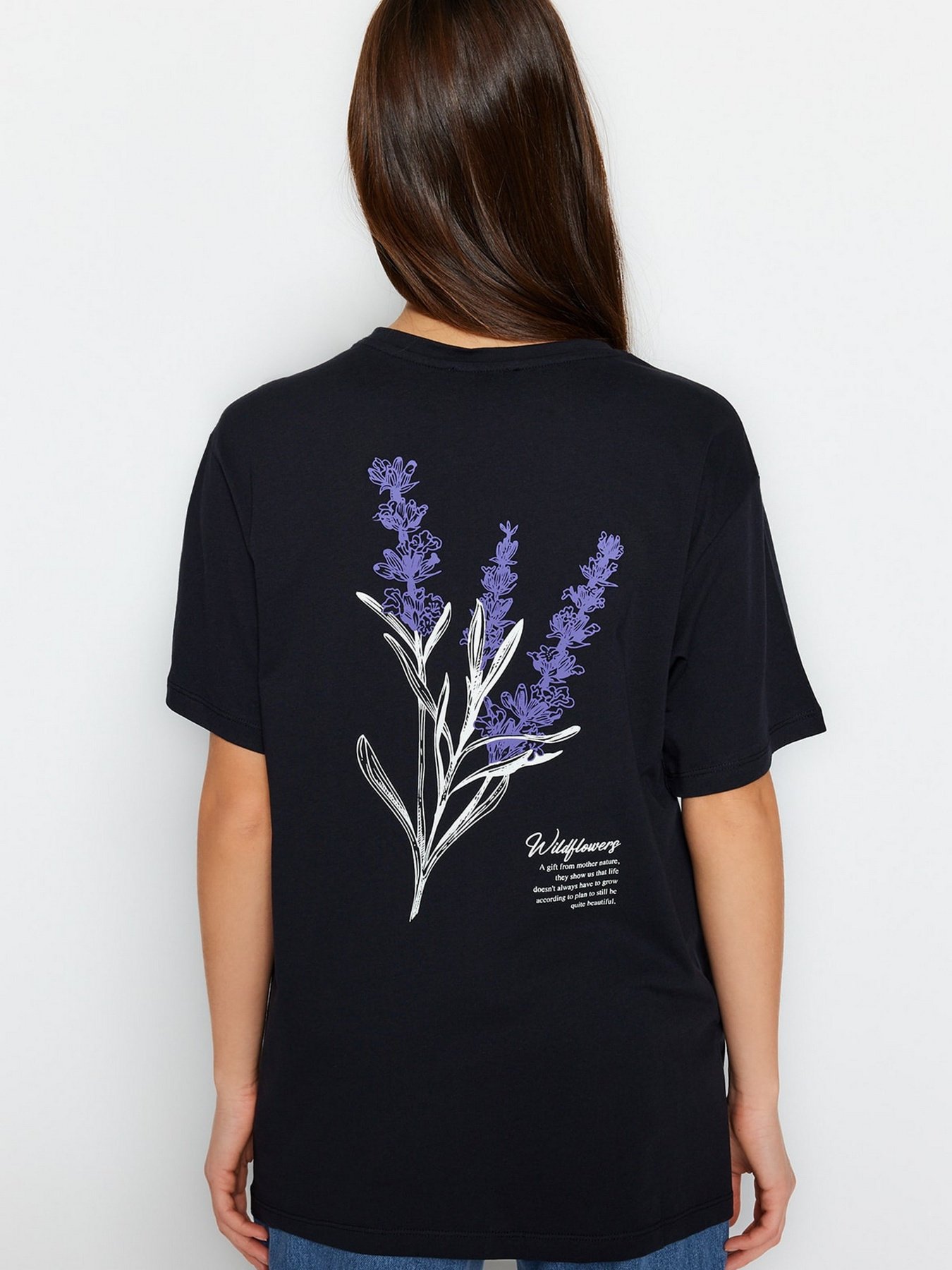 Футболка Trendyol модель TWOSS23TS00324/Lacivert Фото