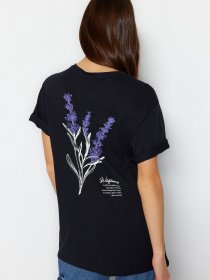 Футболка Trendyol модель TWOSS23TS00324/Lacivert Фото