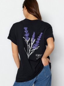 Футболка Trendyol модель TWOSS23TS00324/Lacivert Фото