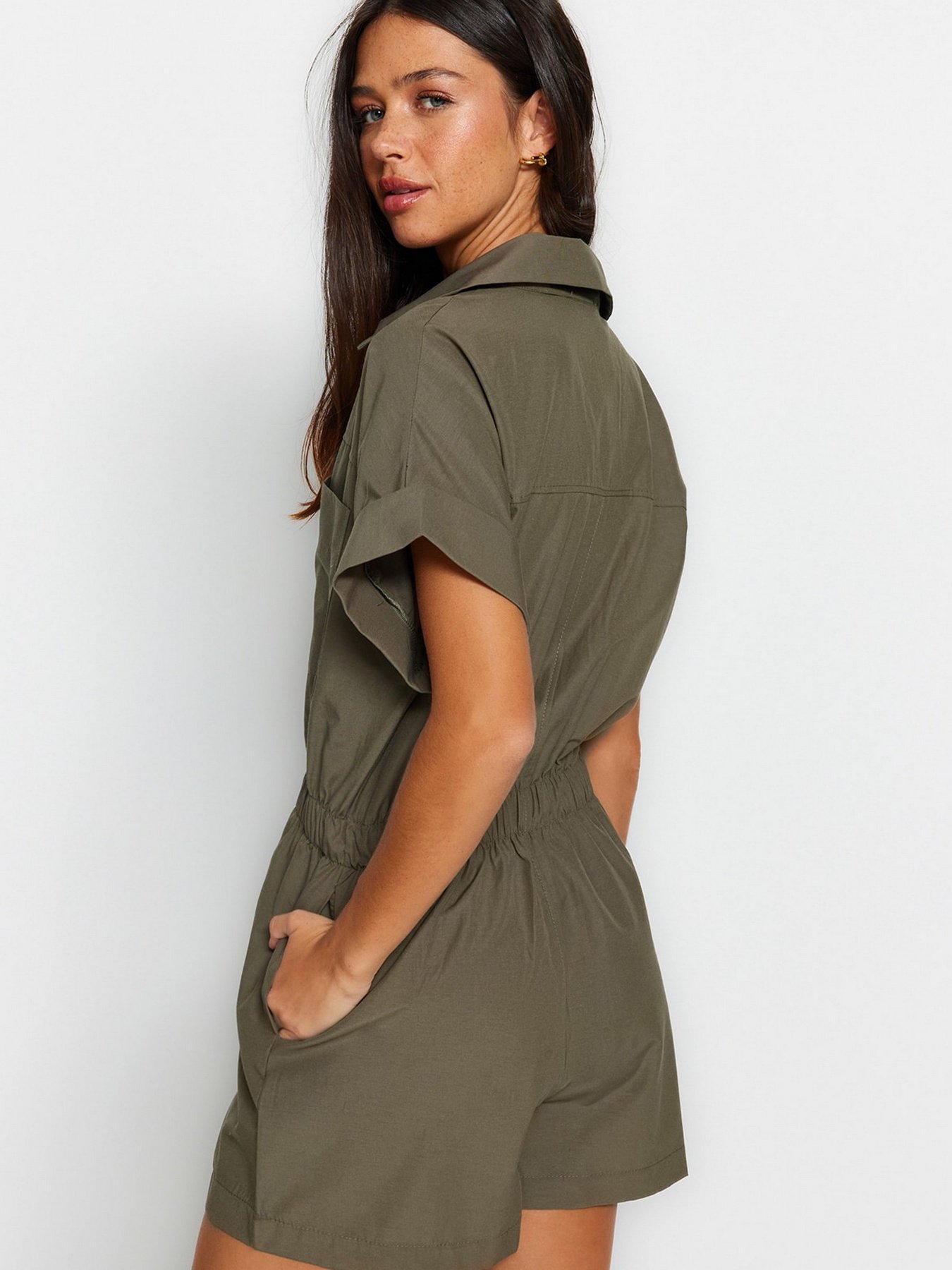 Комбінезон Trendyol модель TWOSS23TU00137/Haki Фото