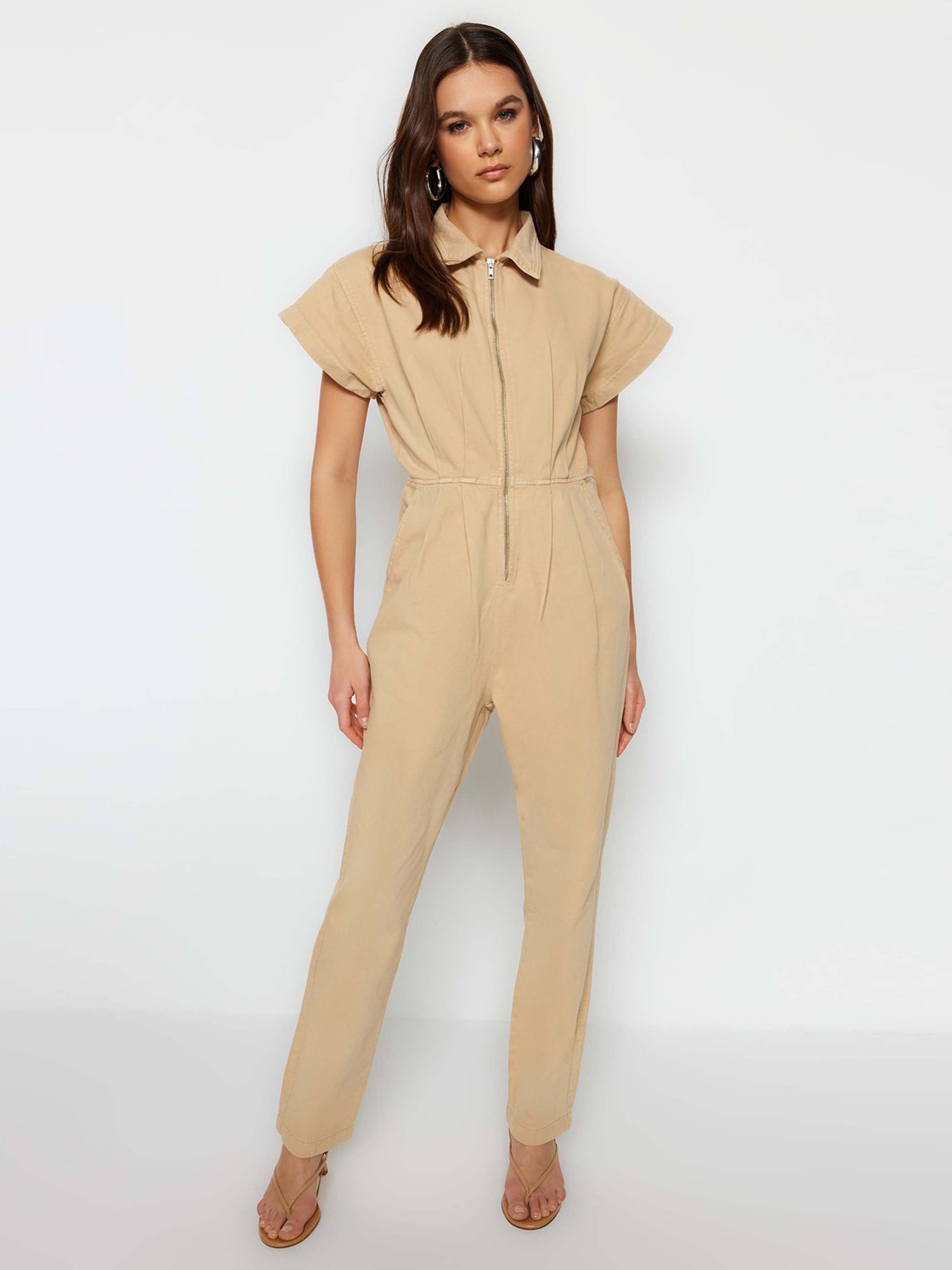 Комбинезон Trendyol модель TWOSS23TU00139/Bej Фото