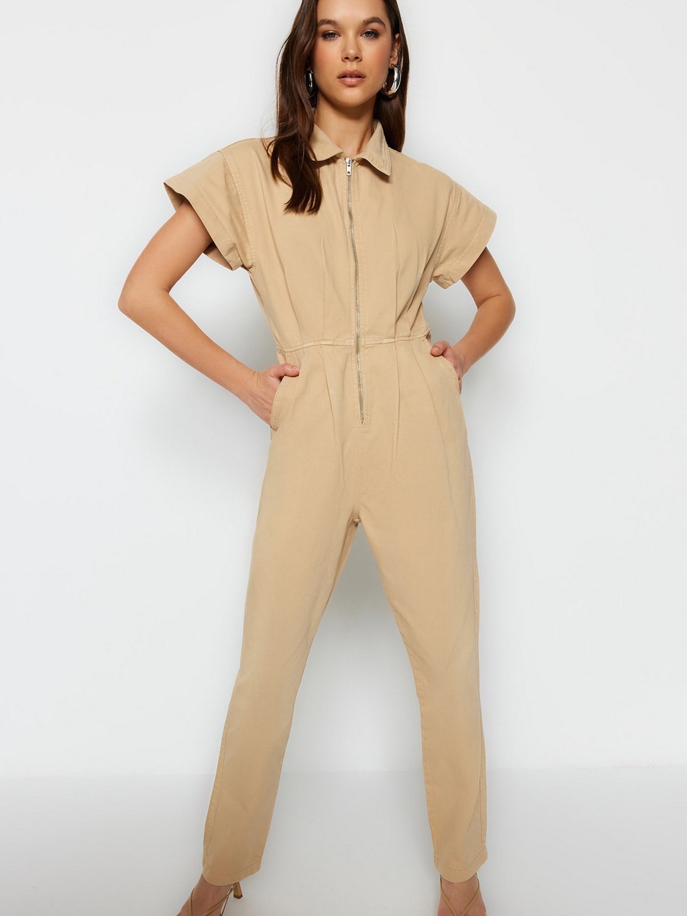 Комбінезон Trendyol модель TWOSS23TU00139/Bej Фото