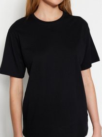 Футболка Trendyol модель TWOSS23TS00148/Siyah Фото