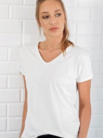 Футболка Trend Alacati Stili модель ALC-1045-AEcru Фото