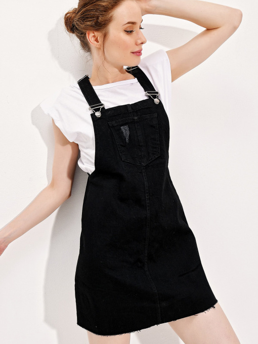 Сарафан Trend Alacati Stili Модель ALC-X6193SİYAH Фото