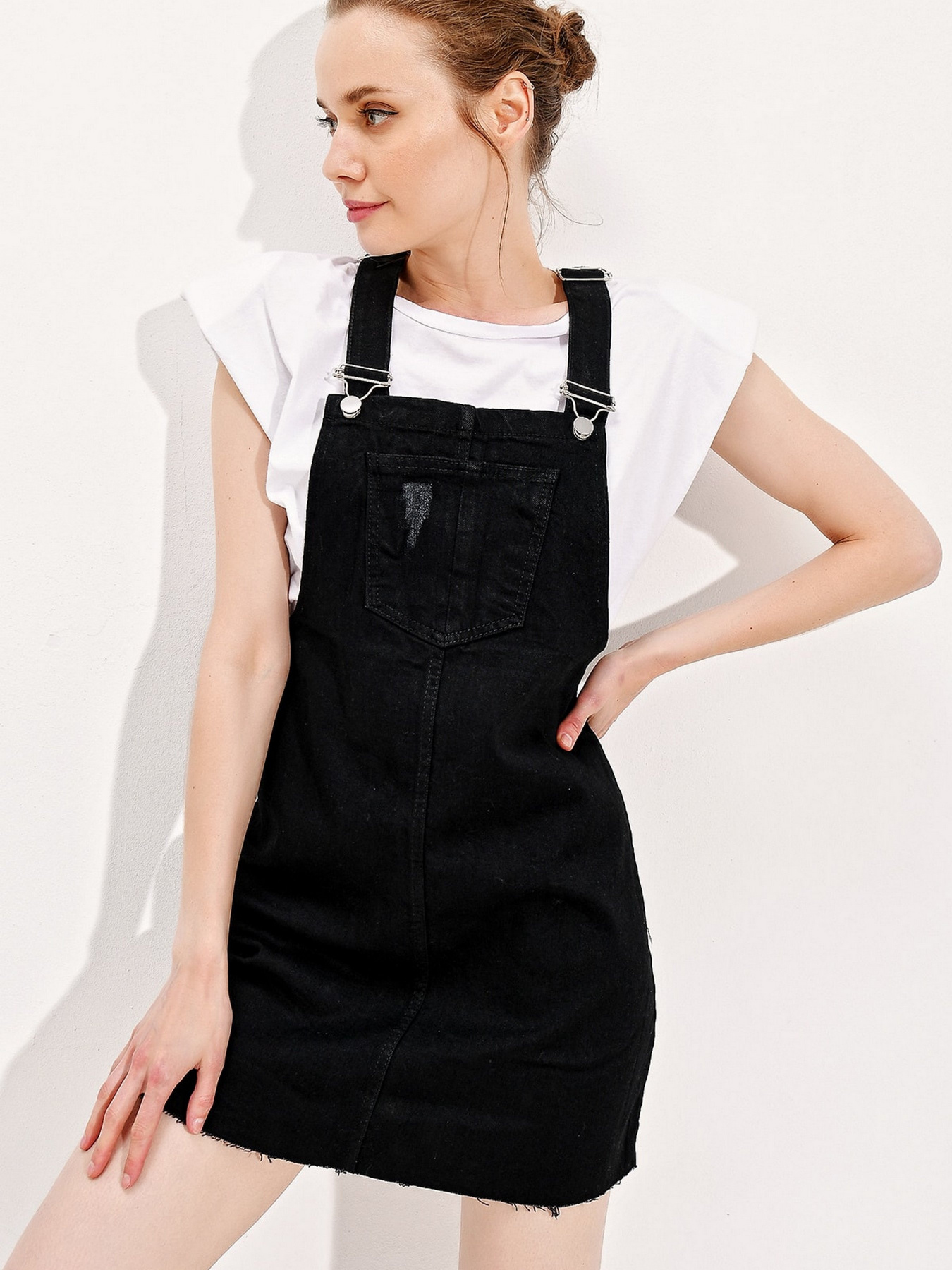 Сарафан Trend Alacati Stili модель ALC-X6193SİYAH Фото