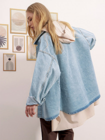 Джинсовая куртка Trend Alacati Stili модель ALC-X8152BUZ MAVİ Фото