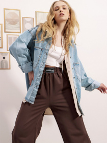 Джинсовая куртка Trend Alacati Stili модель ALC-X8152BUZ MAVİ Фото