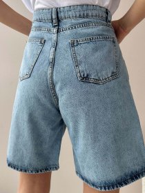 Джинсові шорти Trend Alacati Stili модель ALC-X8174ACIK MAVİ Фото