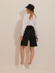 Джинсові шорти Trend Alacati Stili модель ALC-X8174SİYAH Джинсові шорти Trend Alacati Stili модель ALC-X8174SİYAH Фото