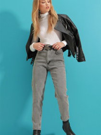 Завужені джинси Trend Alacati Stili Модель ALC-X9293ACIK ANTRASİT Фото