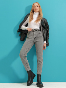 Завужені джинси Trend Alacati Stili Модель ALC-X9293ACIK ANTRASİT Фото