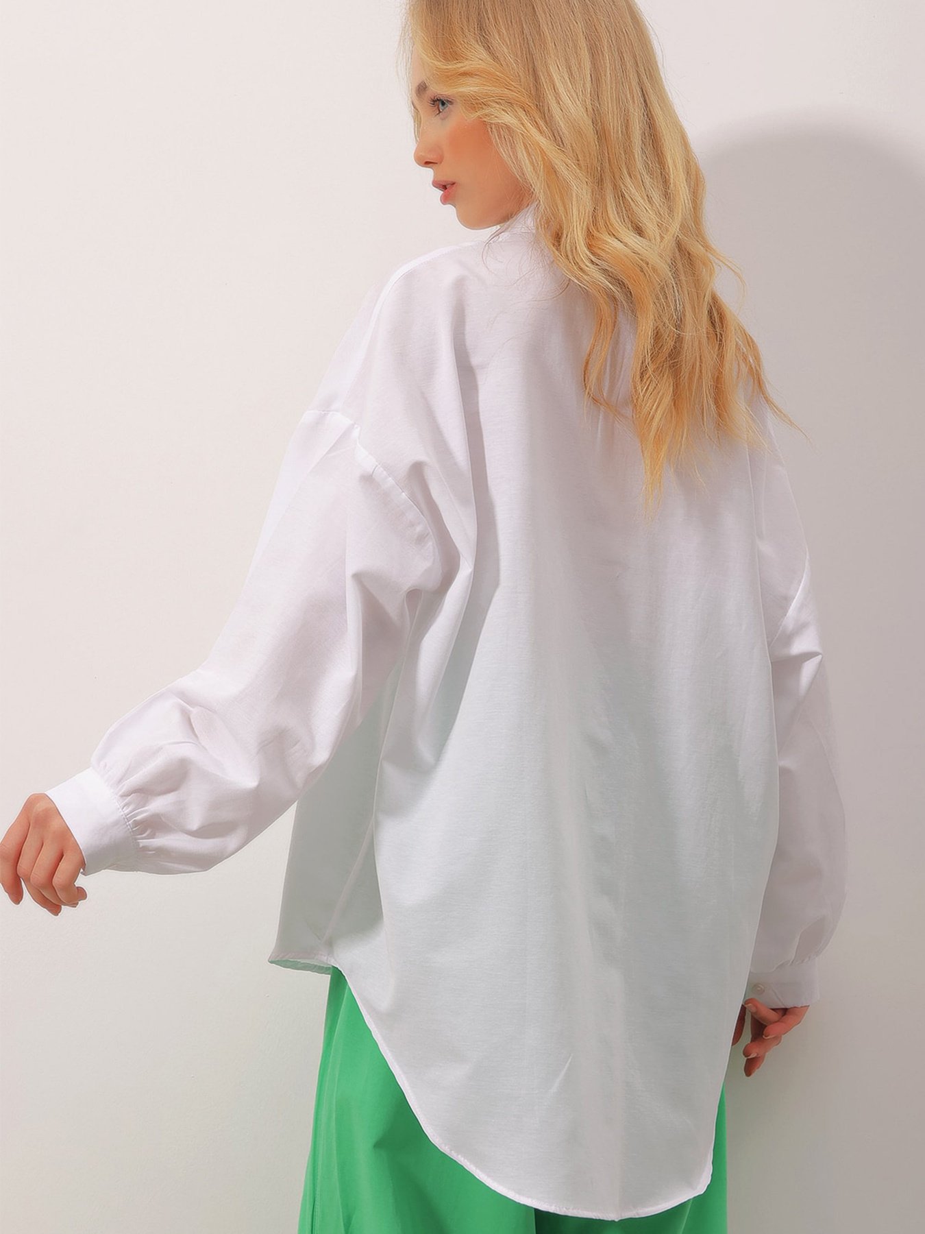 Блуза Trend Alacati Stili модель ALC-X9526KAR BEYAZ Фото