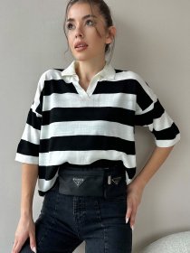 Поло Trend Alacati Stili модель ALC-X9957SİYAH Фото