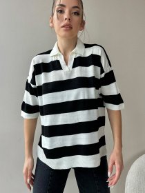 Поло Trend Alacati Stili модель ALC-X9957SİYAH Фото