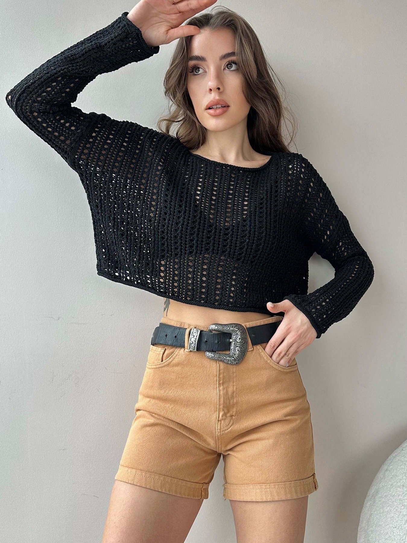 Блуза Trend Alacati Stili модель ALC-X9960SİYAH Фото