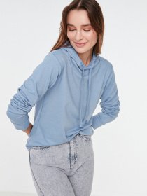 Худи Trendyol модель TWOAW20SW0059/Acık Mavi Фото