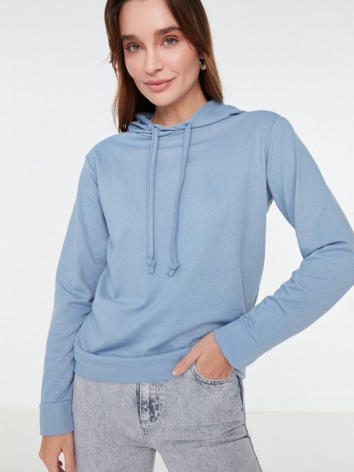 Худі Trendyol модель TWOAW20SW0059/Acık Mavi Фото