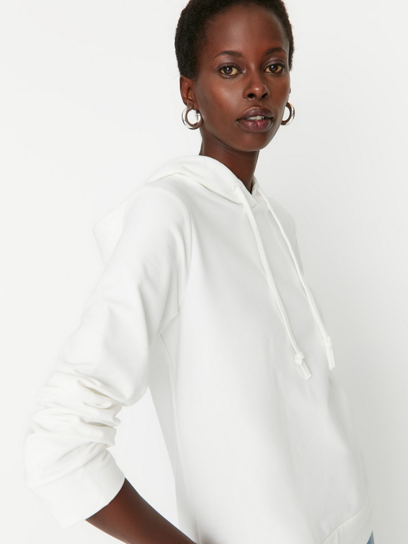 Худі Trendyol модель TWOAW20SW0059/Ekru Фото