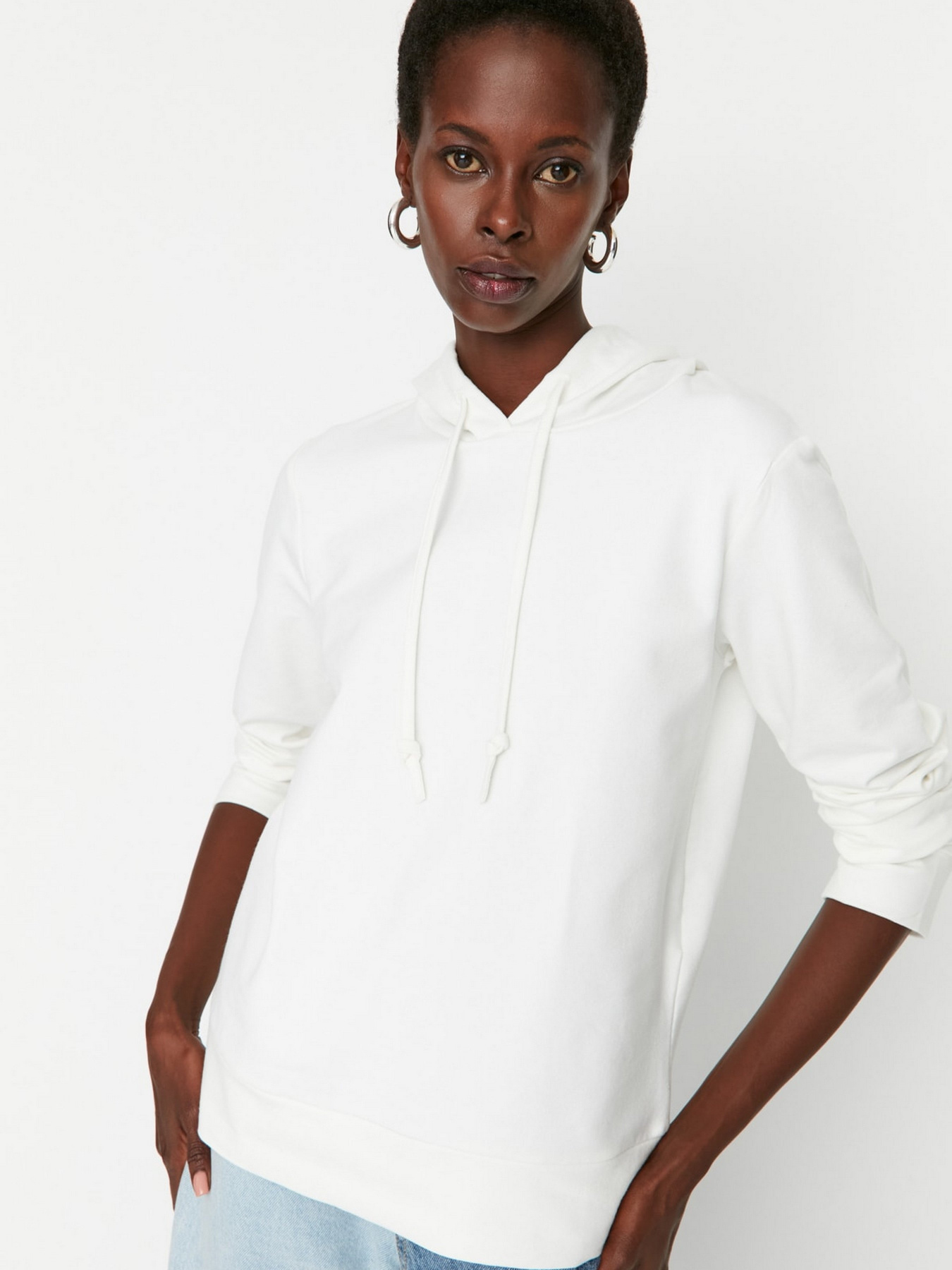 Худі Trendyol модель TWOAW20SW0059/Ekru Фото