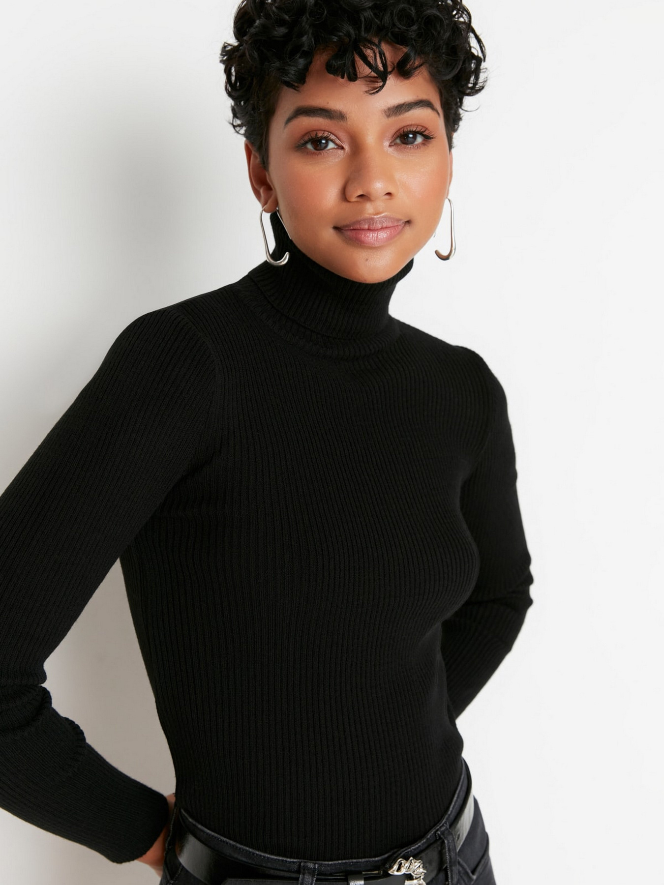 Водолазка Trendyol модель TWOAW21KZ1279/Siyah Фото