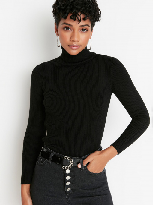 Водолазка Trendyol модель TWOAW21KZ1279/Siyah Фото