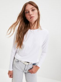 Лонгслив Trendyol модель TWOAW21TS0098/Beyaz Фото